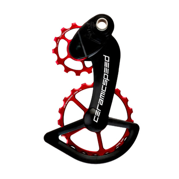 Portapuleggia CERAMICSPEED OSPW Campagnolo 11v Meccanico EPS Rosso 