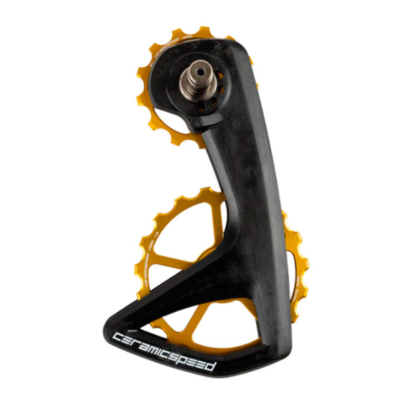 Suporte de polia de 5 raios CERAMICSPEED OSPW RS para Shimano 9250 8150 dourado 