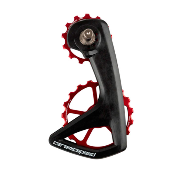 CERAMICSPEED OSPW RS pulley holder for Shimano 7150 Red Alloy 