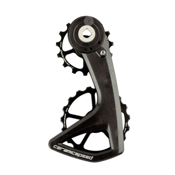 Portapoleas CERAMICSPEED OSPW RS for SRAM Red/Force AXS Black Alloy 