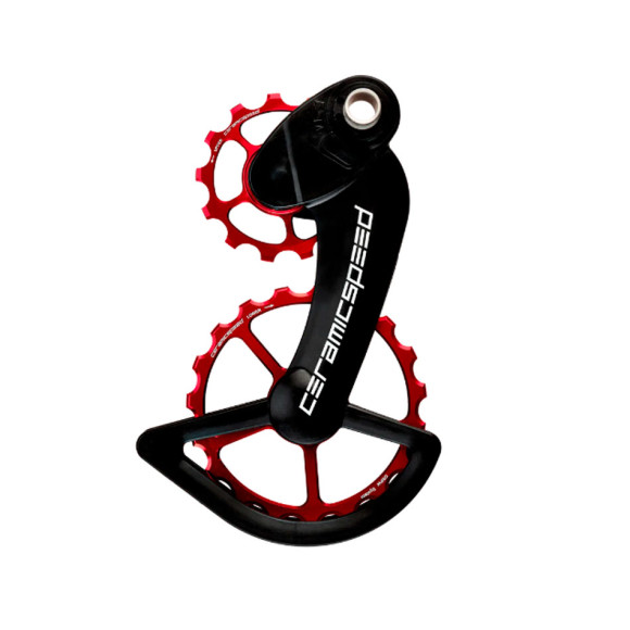 CERAMICSPEED OSPW Campagnolo 12s EPS Suporte de polia revestido vermelho 