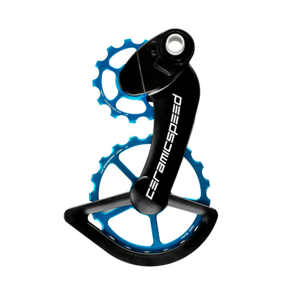 Portapuleggia CERAMICSPEED OSPW Campagnolo 11s Meccanico EPS Blu Rivestito 