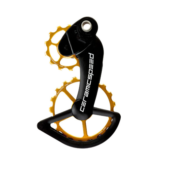 Portapuleggia CERAMICSPEED OSPW Campagnolo 11s Meccanico EPS Rivestito Oro 