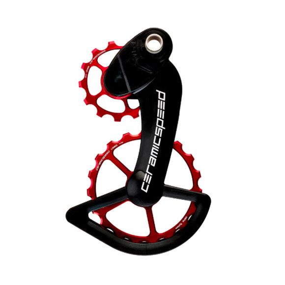 Portapoleas CERAMICSPEED OSPW Campagnolo 11s Mechanical EPS Red Coated 