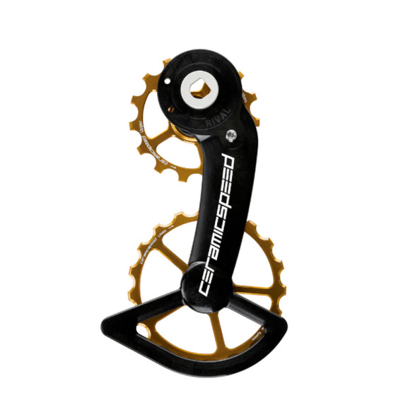 Suporte de polia revestido em ouro CERAMICSPEED OSPW SRAM Rival AXS Alt 