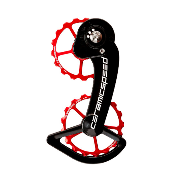 Supporto per puleggia rivestito rosso CERAMICSPEED OSPW SRAM alternativo 11s eTap 