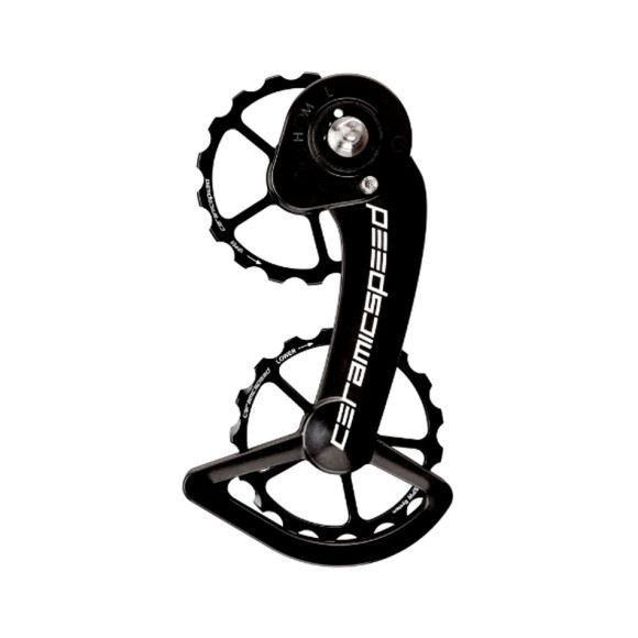 Supporto per puleggia rivestito nero CERAMICSPEED OSPW SRAM alternativo 11s eTap 