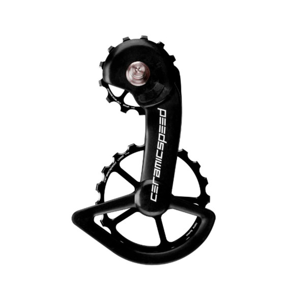 Porta puleggia rivestito nero CERAMICSPEED OSPW Shimano 9100 serie 8000 