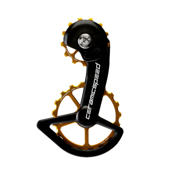 Suporte de polia revestido de ouro CERAMICSPEED OSPW Shimano série 9100/8000 