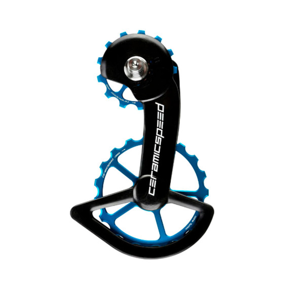 Porta puleggia rivestito blu CERAMICSPEED OSPW Shimano serie 9100/8000 