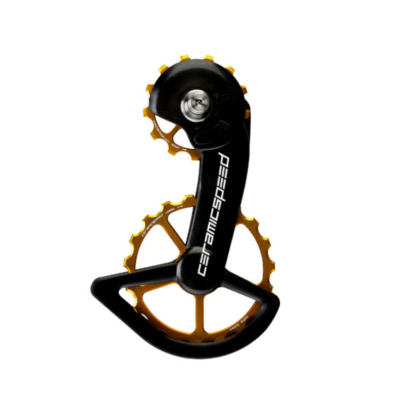 Porta puleggia CERAMICSPEED OSPW Shimano 9100 serie 8000 oro 