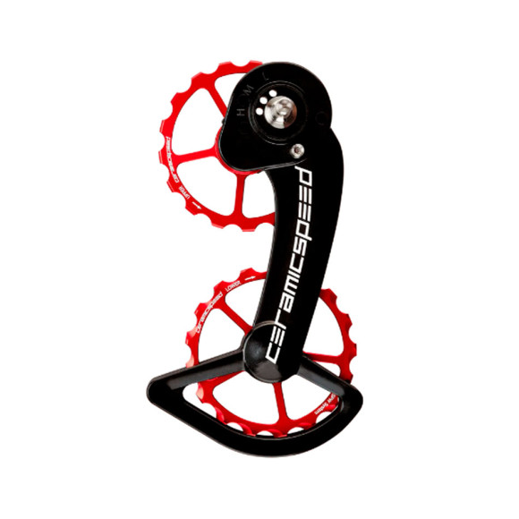 Support de poulie CERAMICSPEED OSPW SRAM Alternative 11s eTap rouge 