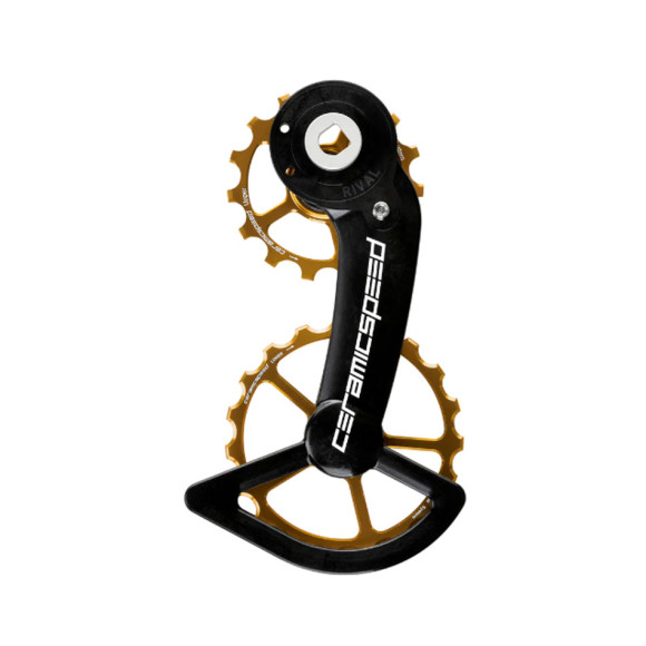 CERAMICSPEED OSPW SRAM Rival AXS Alternative Gold Pulley Holder 