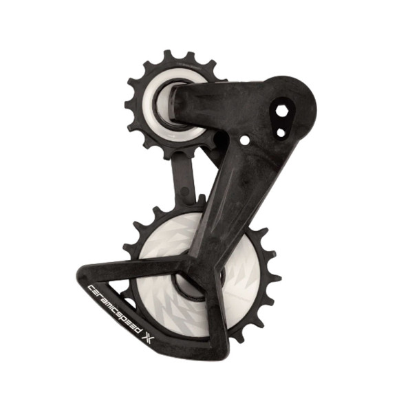 Support de poulie CERAMICSPEED OSPW X ALPHA pour transmission SRAM Eagle argent 