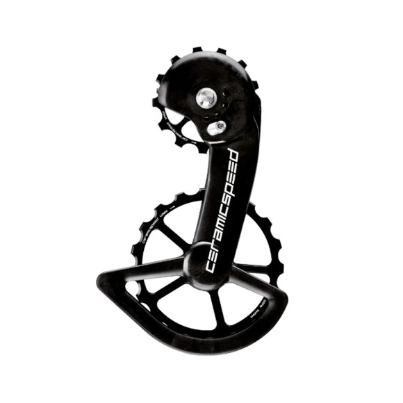 Porta puleggia CERAMICSPEED OSPW X per Shimano GRX RX-820 2x12 Nero Rivestito 