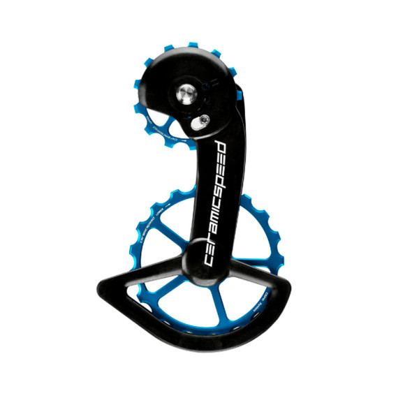 CERAMICSPEED OSPW X pulley holder for Shimano GRX RX-820 2x12 Blue Coated 