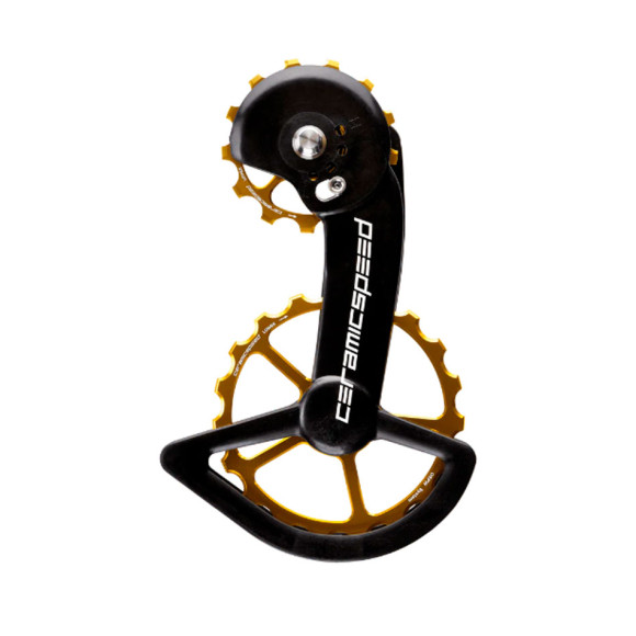 Porta puleggia CERAMICSPEED OSPW X per Shimano GRX RX-820 2x12 rivestito in oro 