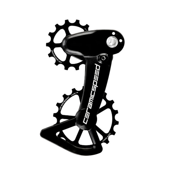 Porta puleggia CERAMICSPEED OSPW X Shimano 12s XT XTR rivestito nero 