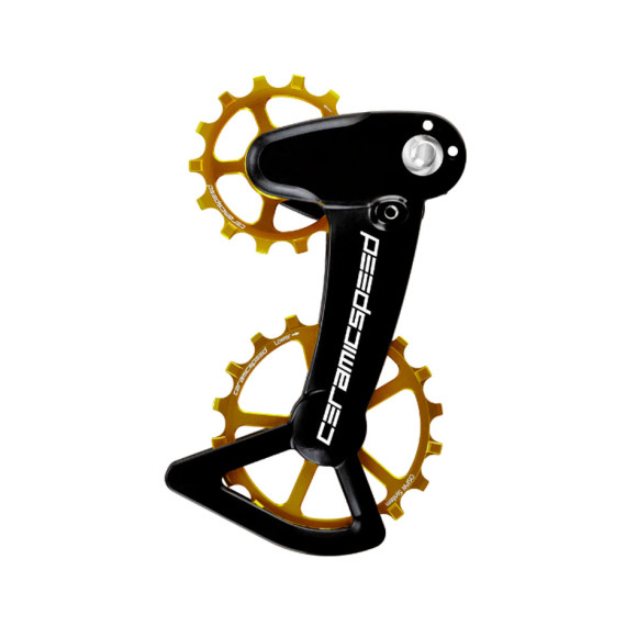 Porta puleggia rivestito in oro CERAMICSPEED OSPW X Shimano 12s XT XTR 