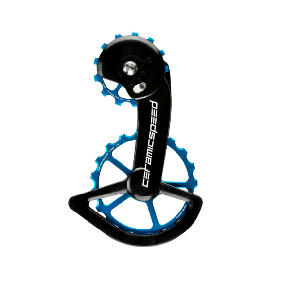 Porta puleggia rivestito blu CERAMICSPEED OSPW X Shimano GRX RX 2x11 