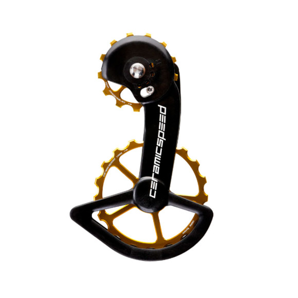 Porta puleggia rivestito in oro CERAMICSPEED OSPW X Shimano GRX RX 2x11 