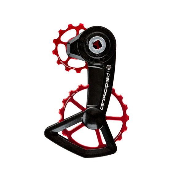 CERAMICSPEED OSPW X SRAM Alt Red Force Rival AXS XPLR Red pulley holder 