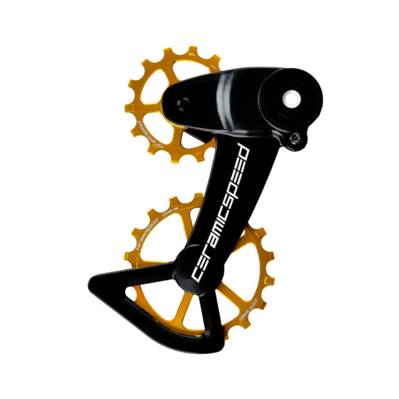 CERAMICSPEED OSPW X SRAM Alternative Eagle Support de poulie mécanique avec revêtement en or 