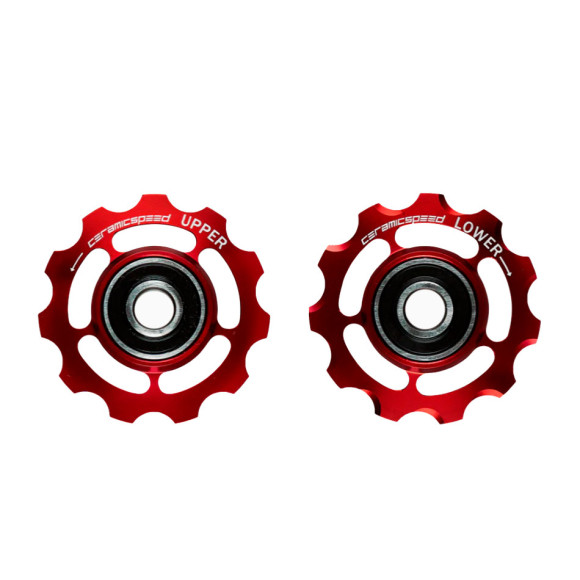 Pulegge CERAMICSPEED Campagnolo 11s Rosse 