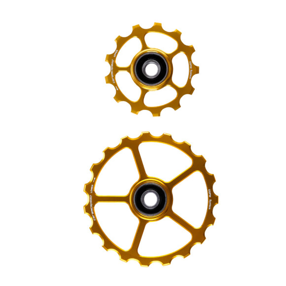 CERAMICSPEED Oversized Pulley Wheels spare 13 19 Gold Alloy 