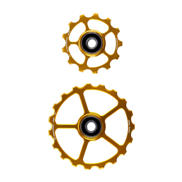 CERAMICSPEED Oversized Pulley Wheels spare 13 19 Gold Alloy Coated 