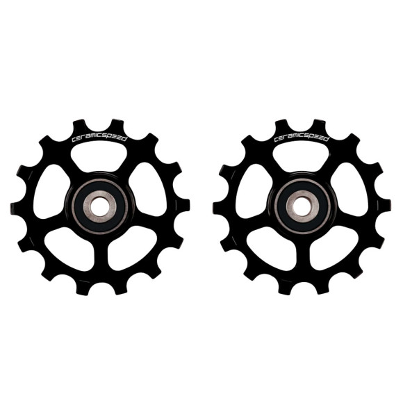 Réas CERAMICSPEED Shimano 12v XT XTR VTT avec revêtement noir 