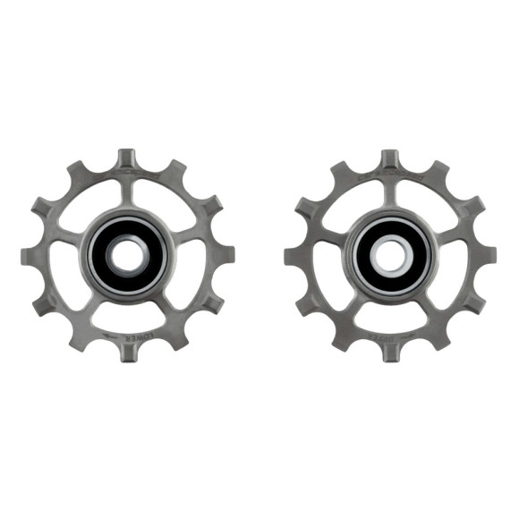 CERAMICSPEED SRAM 12s AXS Road alt Polias revestidas de titânio 