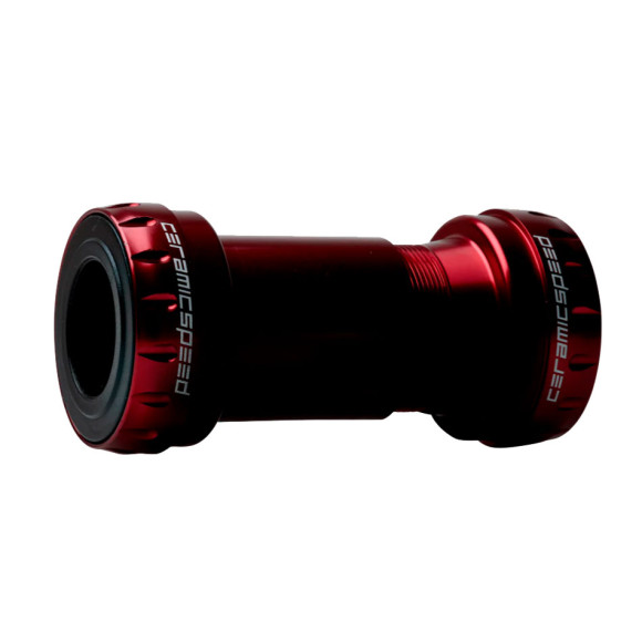 Eixo pedaleiro CERAMICSPEED BB30 Shimano Road 68 mm vermelho 