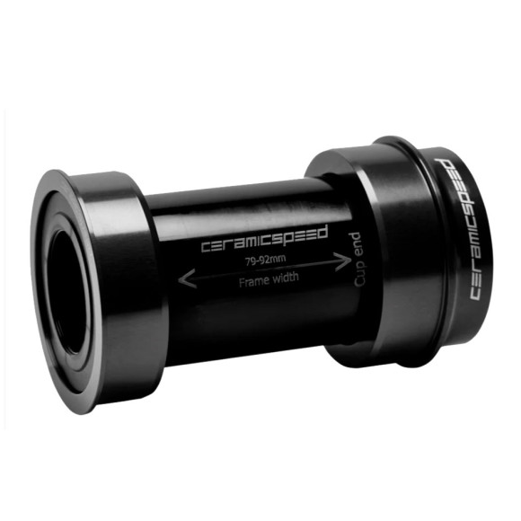 CERAMICSPEED BBright Shimano Gravel Black coated bottom bracket 