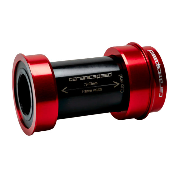 CERAMICSPEED BBright Shimano Red Bottom Bracket 