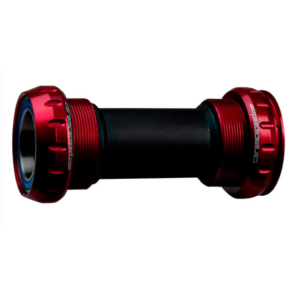 Jeu de pédalier CERAMICSPEED BSA Campy UT Revêtement rouge 