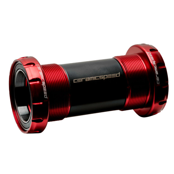 Eixo Pedaleiro CERAMICSPEED BSA SRAM DUB alternativa Vermelho 