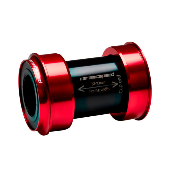 Boîtier de Pédalier CERAMICSPEED PF30a SRAM GXP Rouge 