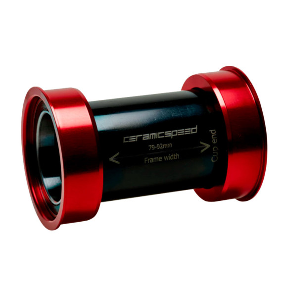 CERAMICSPEED PF4630 Suporte Pedaleiro MTB Revestido Vermelho 