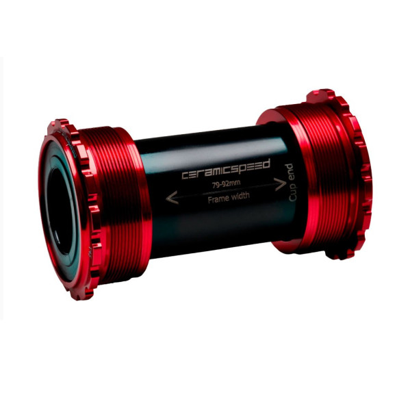 Movimento centrale CERAMICSPEED T45 SRAM GXP verniciato rosso 