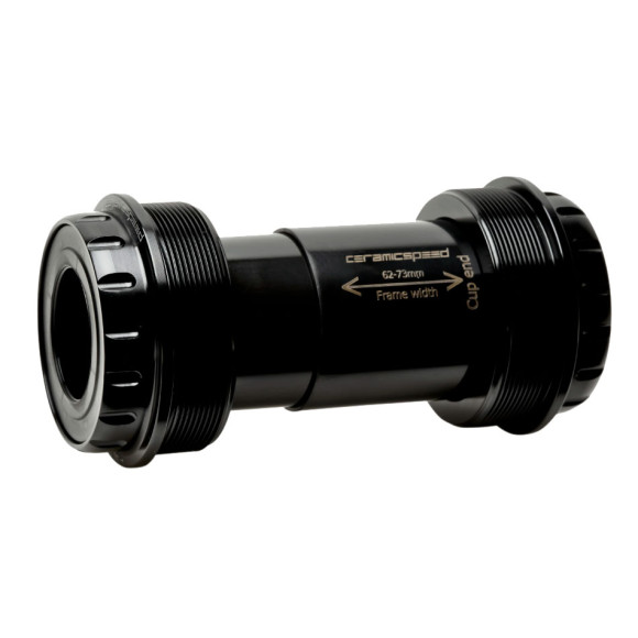 Bottom bracket CERAMICSPEED T47 73 Shimano MTB Black coated 