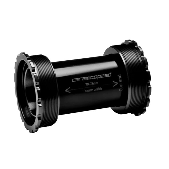 Bottom bracket CERAMICSPEED T47 86 30mm Gravel Black coated 