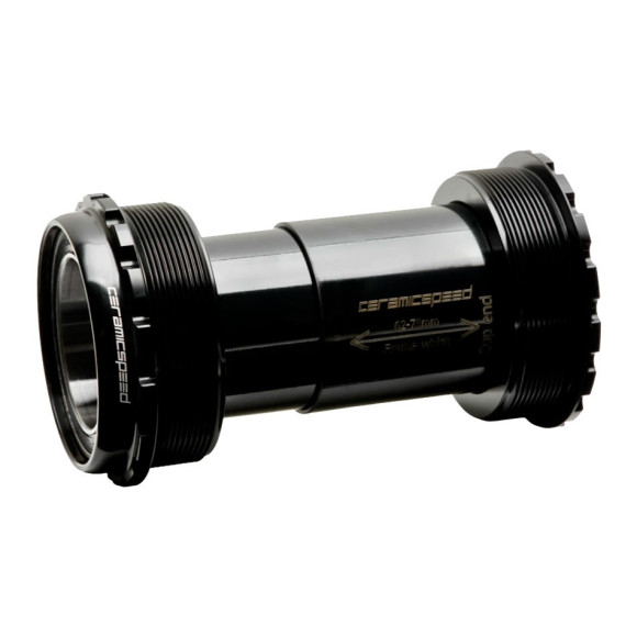 Jeu de pédalier CERAMICSPEED T47a 30mm revêtement noir 