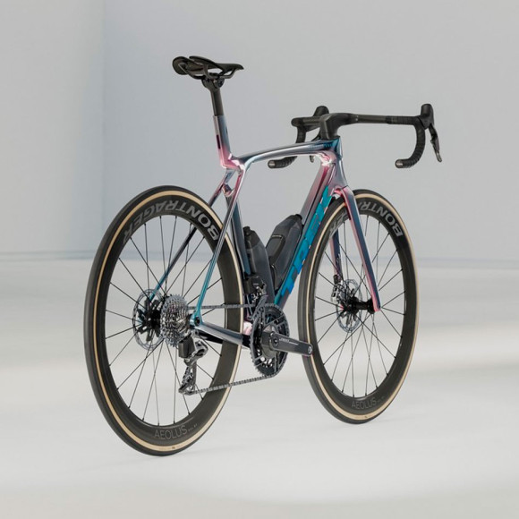 Bicicleta TREK Madone SLR 9 AXS Gen 8 Interestelar 2025 PRATA XS