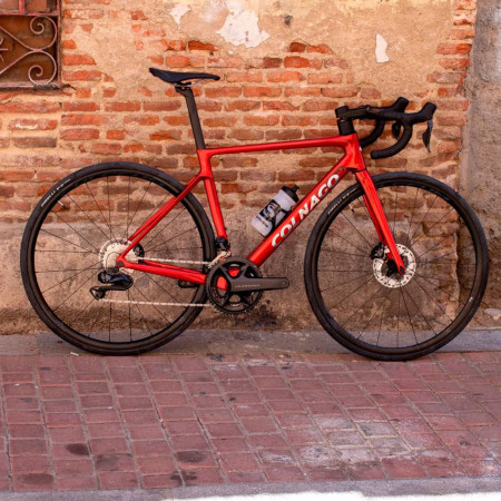 Bicicleta COLNAGO V4 Disc Ultegra Di2 Fulcrum R600 nova VERMELHO M