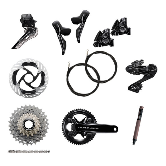 Conjunto de grupos SHIMANO Dura-Ace Di2 12v com potenciômetro 