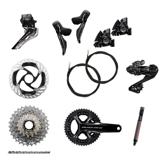 Conjunto de grupos SHIMANO Dura-Ace Di2 12v sem potenciômetro 