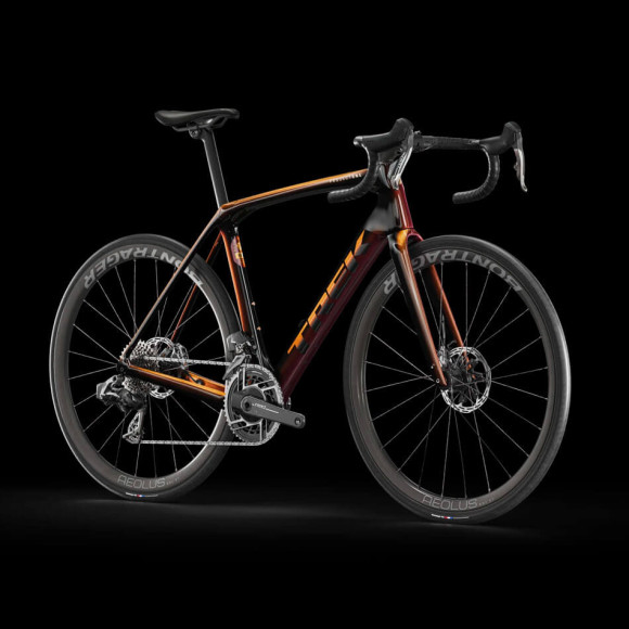 Bicicleta TREK Domane SLR 9 AXS Gen 4 2025 NEGRO NARANJA 56