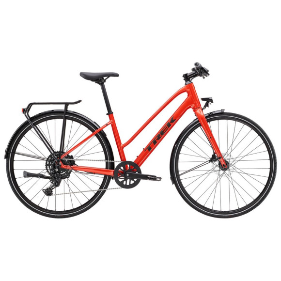 Bicicleta TREK FX 2 Equipped Stagger 2025 ROJO L