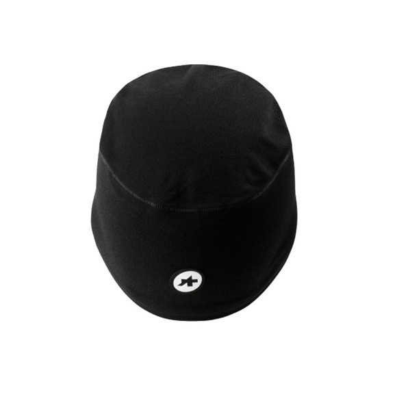 ASSOS Spring Fall Cap Black Series 2025 sous le casque LE NOIR LXL